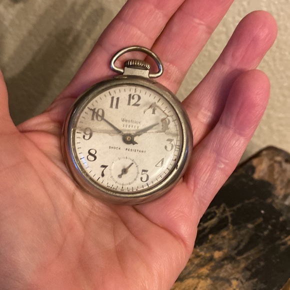 Antique Westclox Scotty pocket watch - Picture 4 of 4